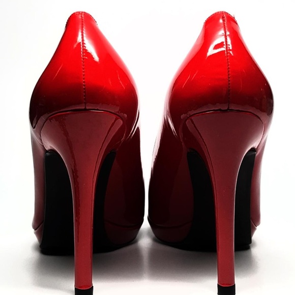 STUART WEITZMAN PLATSWOON CHERRY RED PUMPS NEVER WORN OUTSIDE - Picture 3 of 10